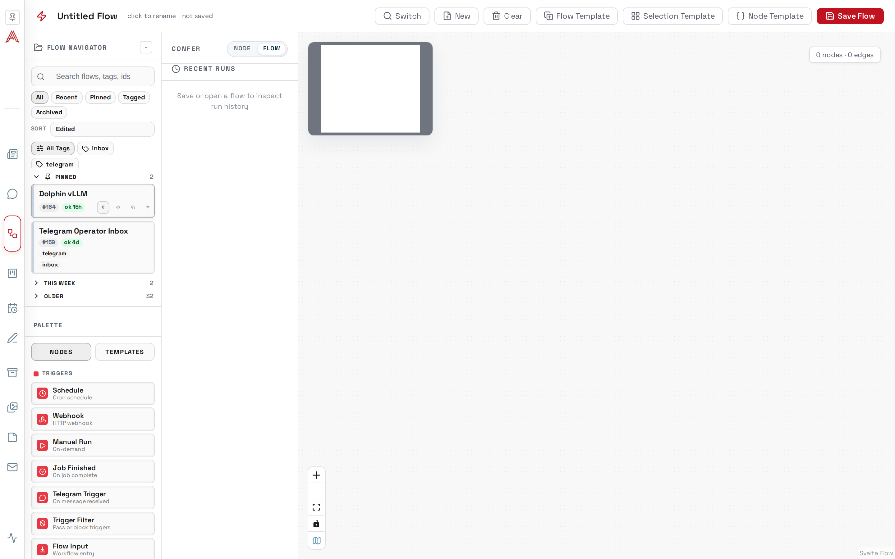 Flow Builder canvas with Spark TTS pipeline